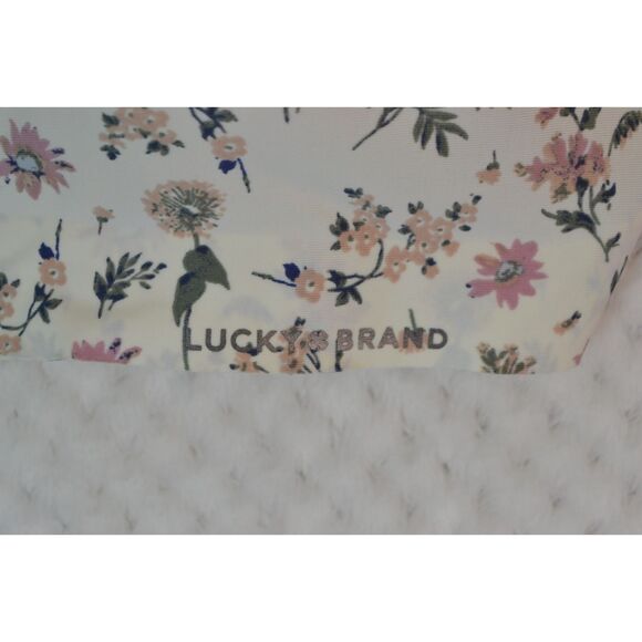 Lucky Brand Lounge Bralette Women's XL Floral Wireless Padded - Picture 3 of 10